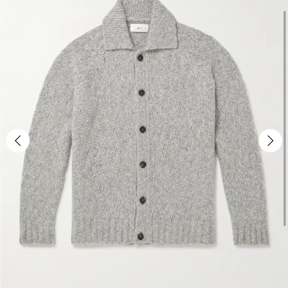 Mr. P. Men's Gray  Cardigan